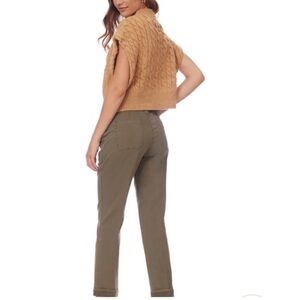 LILA RYAN OLIVE PANTS STRAIGHT LEG SIZE 10